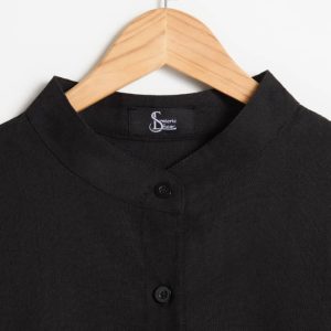 MUJI Style Shirt Women Selection (Black)