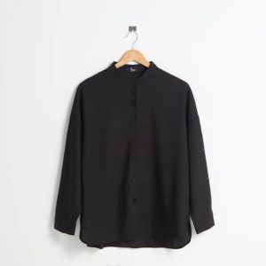 MUJI Style Shirt Women Selection (Black)