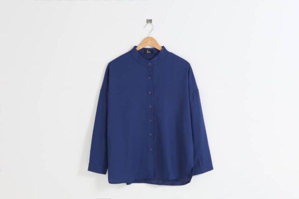 MUJI Style Shirt Women Selection (Blue) - Image 2