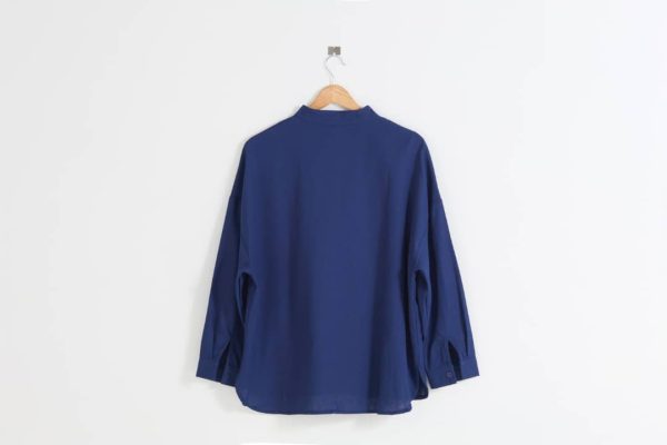 MUJI Style Shirt Women Selection (Blue) - Image 3
